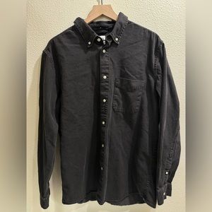 Zara Denim Shirt Black XL